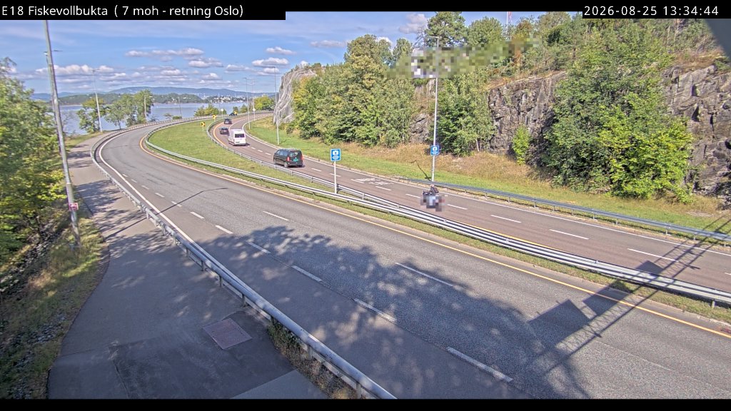 Fiskevollbukta, retning Oslo sentrum