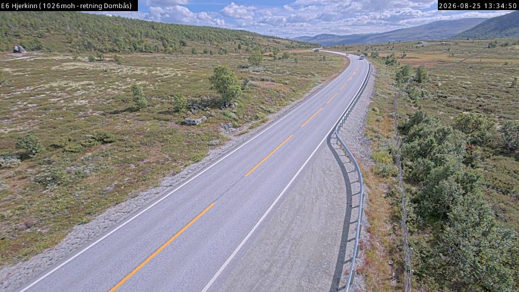 Hjerkinn, retning Dombås