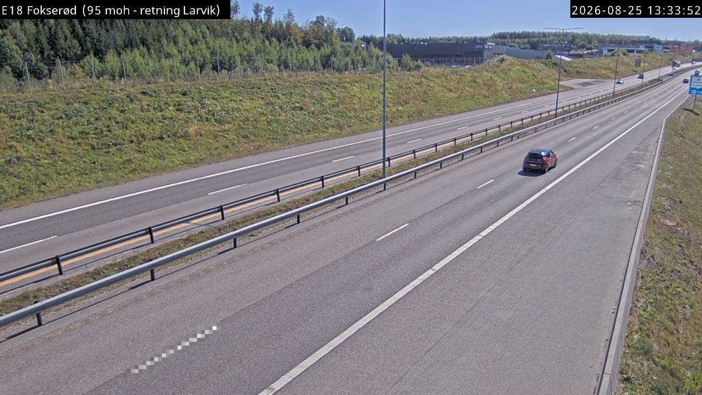 Fokserød, retning Larvik