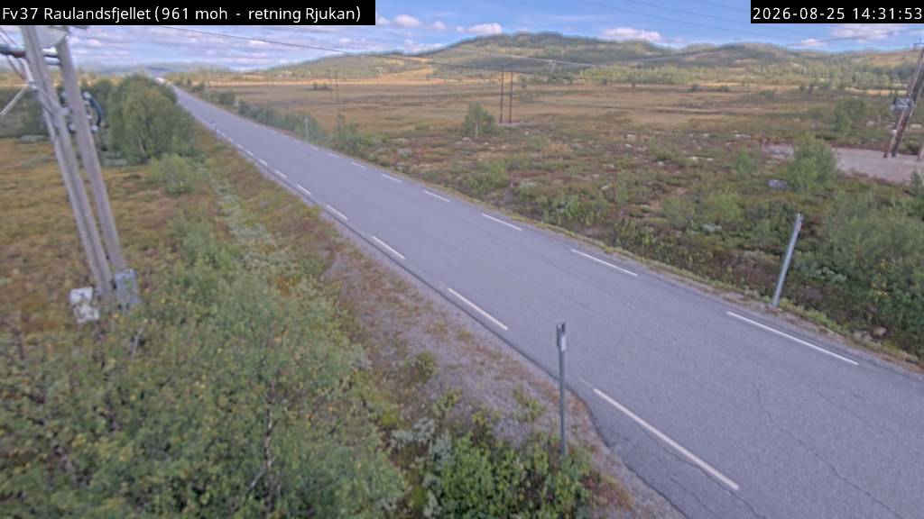 Raulandsfjellet, retning Rjukan