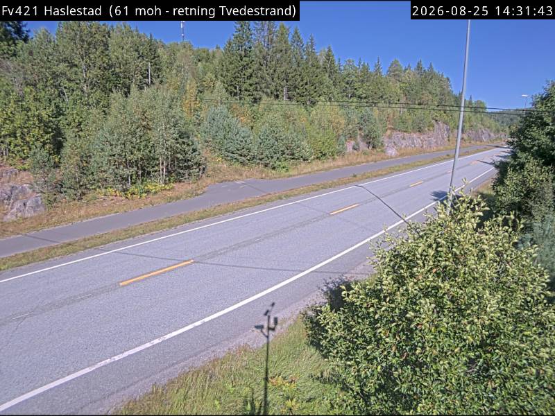 Haslestad, retning Tvedestrand