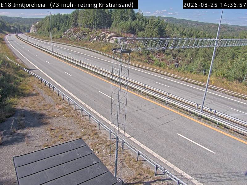 Inntjoreheia, retning Kristiansand