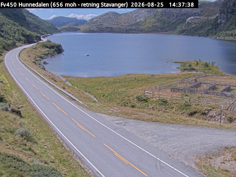 Hunnedalen, retning Stavanger
