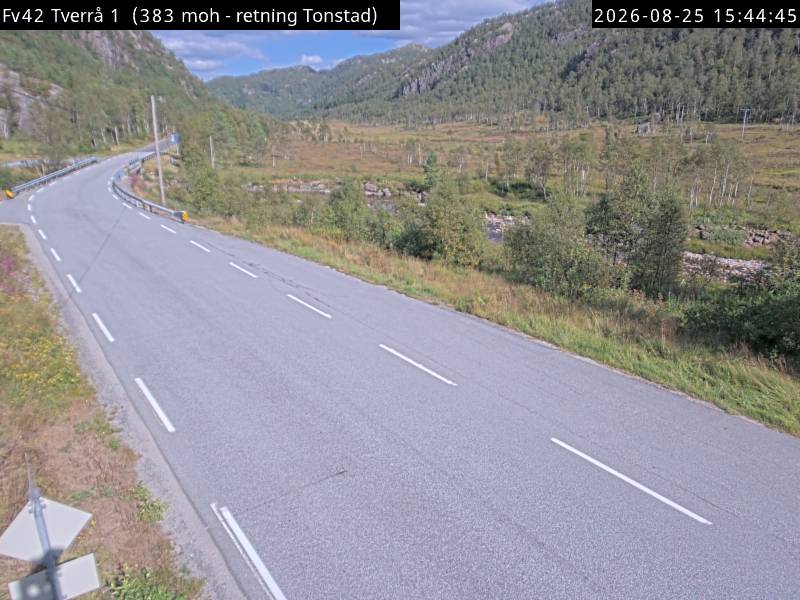Tverrå, retning Tonstad