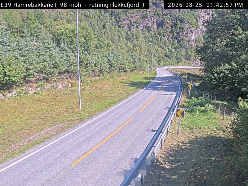 Hamrebakkane, retning Flekkefjord