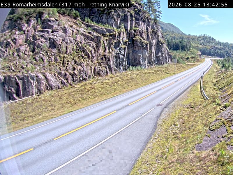 Romarheimsdalen, retning Knarvik