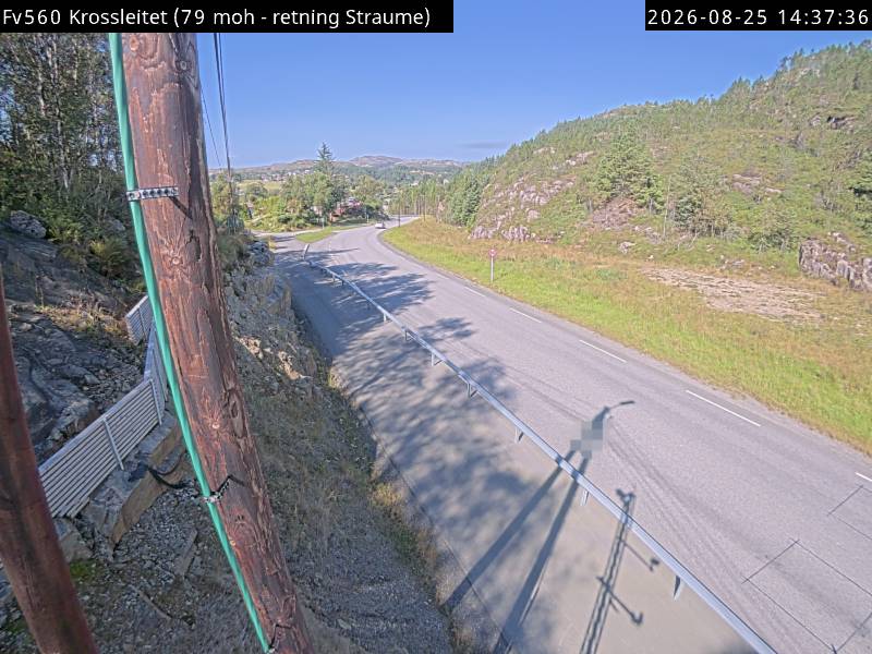 Krossleitet, retning Straume