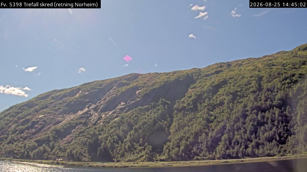 Trefall skred, retning Nesheim