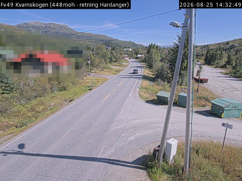 Kvamskogen, retning Hardanger