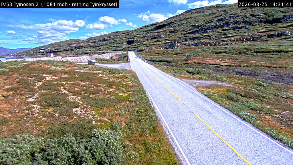Tyinosen, retning Tyinkrysset