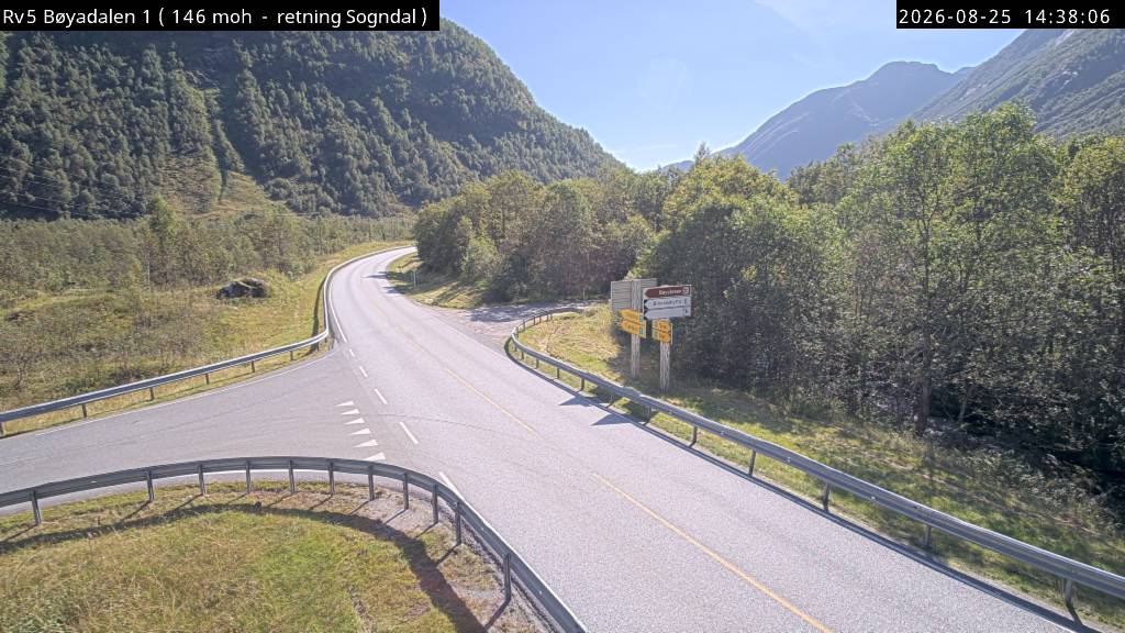 Bøyadalen, retning Fjærland