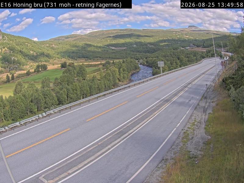 Honing bru, retning Fagernes