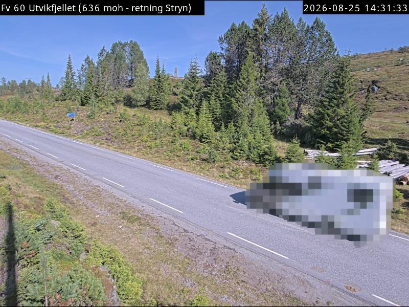 Utvikfjellet, retning Stryn