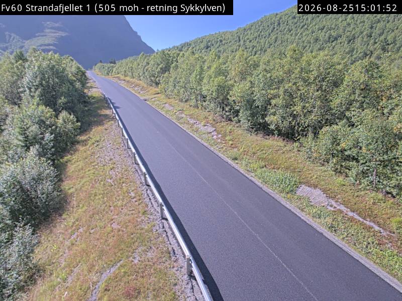 Strandafjellet, retning Sykkylven