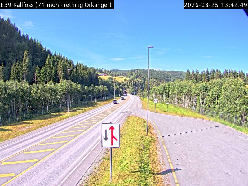 Kallfoss, retning Orkanger