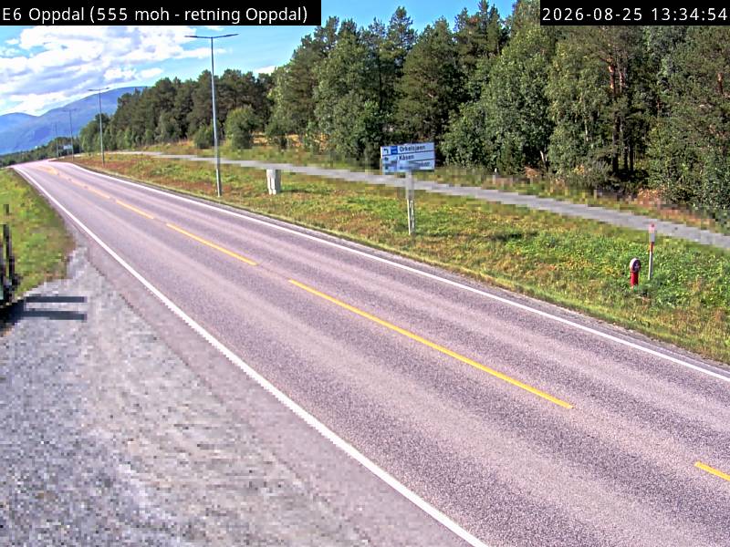 Oppdal, retning Oppdal