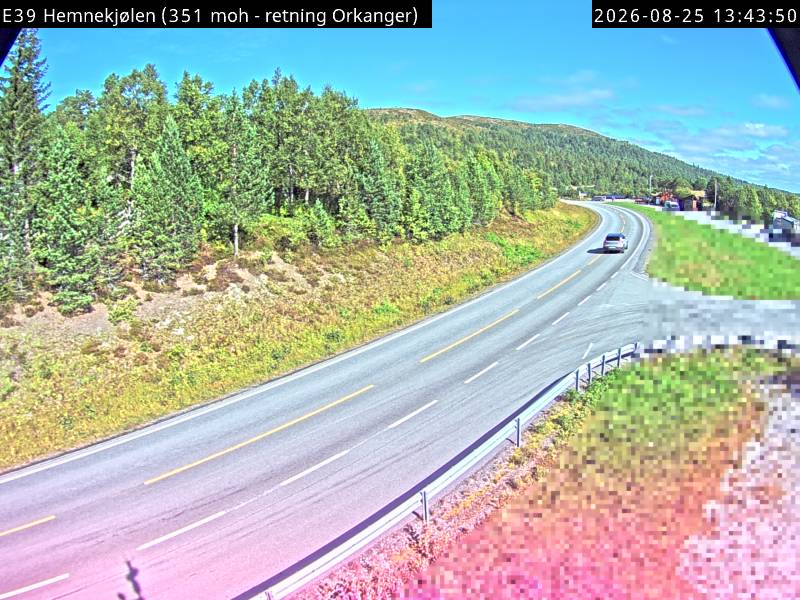 Hemnekjølen, retning Orkanger