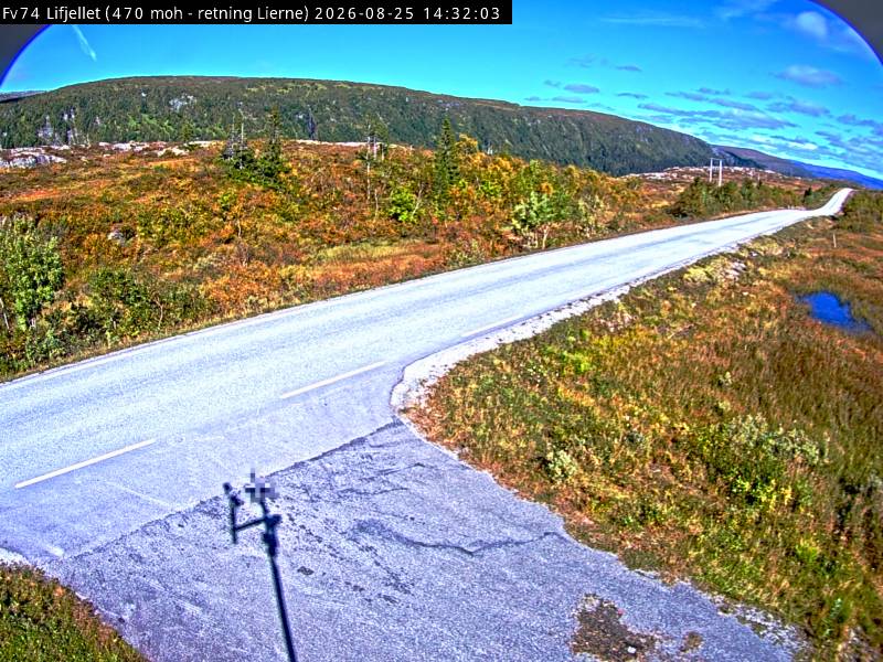 Lifjellet, retning Lierne