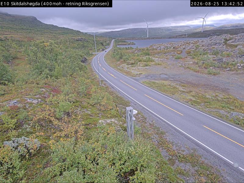 Skitdalshøgda, retning Riksgrensen
