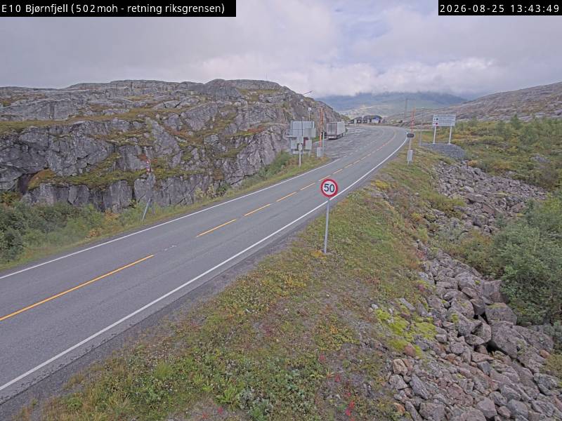 Bjørnfjell, retning Riksgrensen