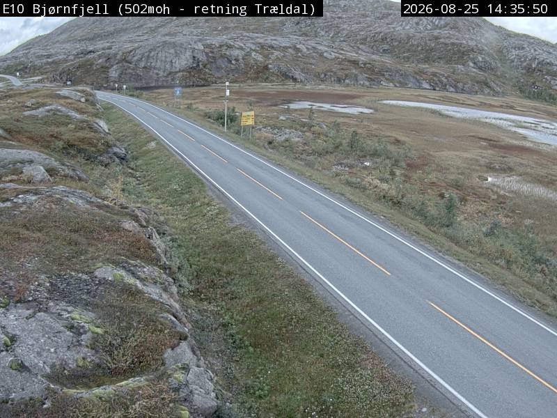 Bjørnfjell, retning Trældal