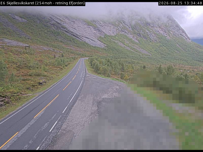 Skjellesvikskaret, retning Efjorden