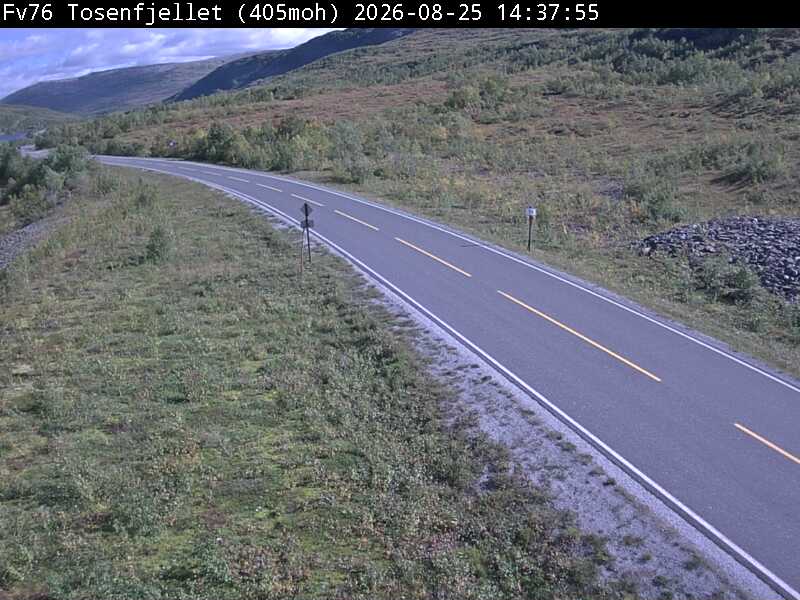 Tosenfjellet, retning Svenningdalen