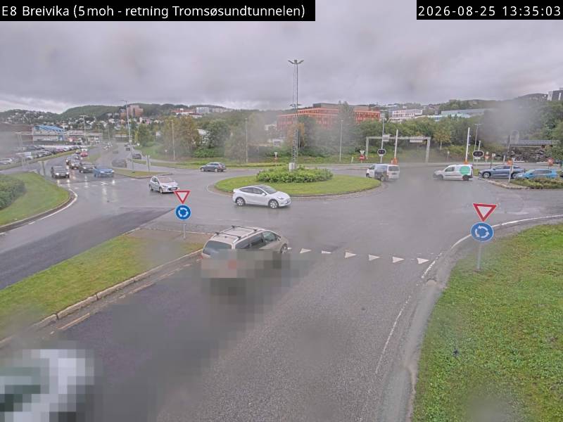 Breivika, retning Tromsøsundtunnelen