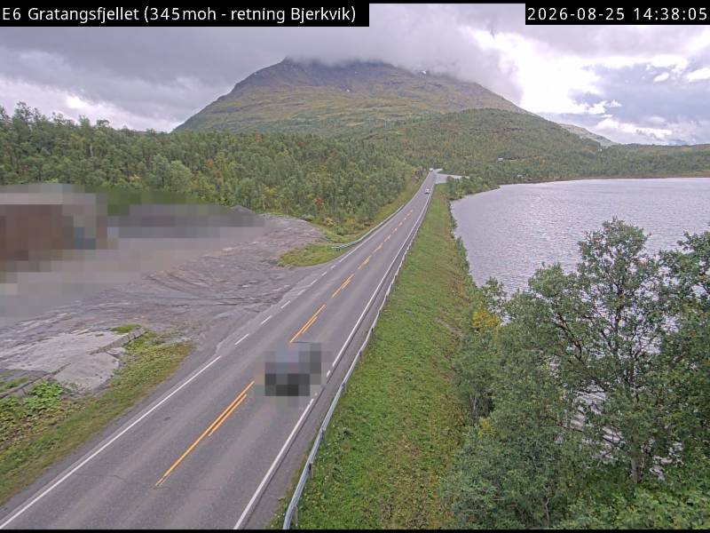 Gratangsfjellet, retning Bjerkvik
