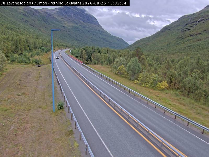 Lavangsdalen, retning Laksvatn