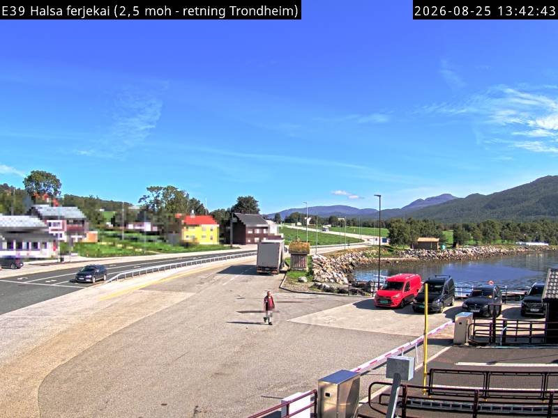 Halsa ferjekai, retning Trondheim