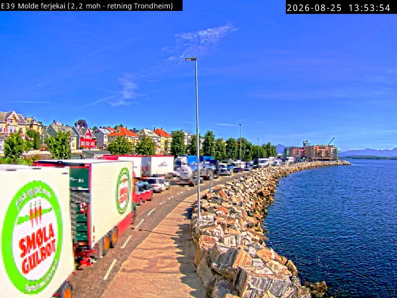Molde ferjekai, retning Trondheim