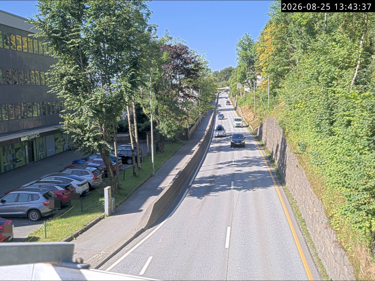 Åsaneveien v/Glassknag, retning Åsane
