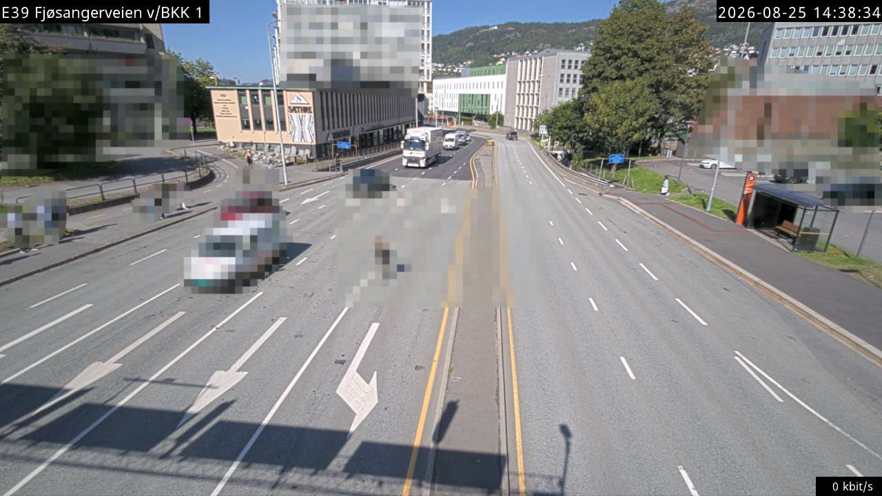 Fjøsangerveien v/BKK, retning sentrum
