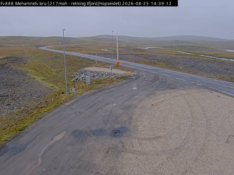 Mehamnelv bru, retning Ifjord/Hopseidet