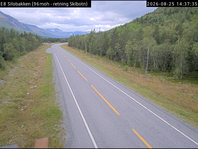 Silobakken, retning Skibotn