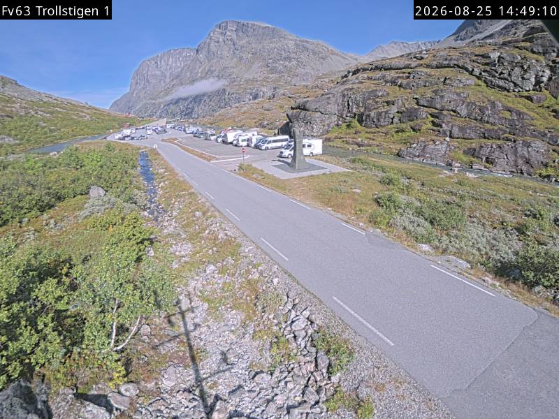 Trollstigen, retning Åndalsnes