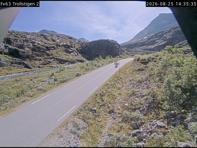 Trollstigen, retning Valldal