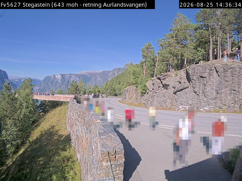 Stegasteinen, retning Aurlandsvangen
