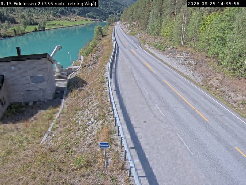 Eidefossen, retning Vågå