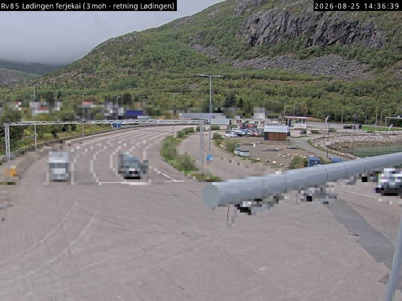 Lødingen ferjekai, retning Lødingen