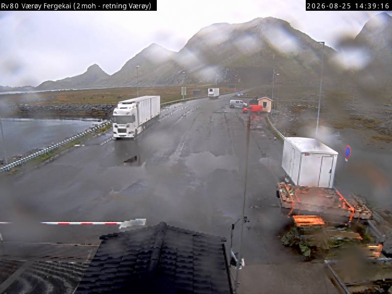 Værøy ferjekai, retning Værøy