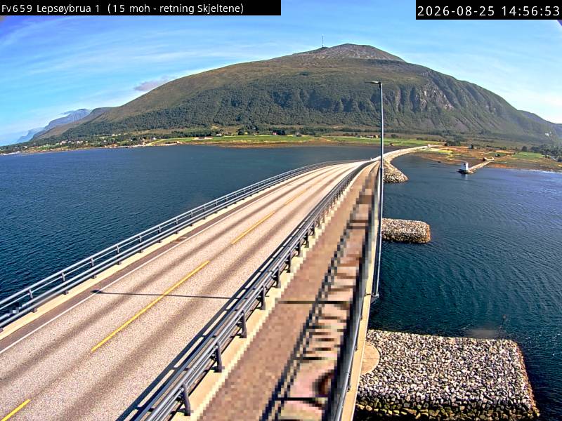 Lepsøybrua, retning Skjeltene