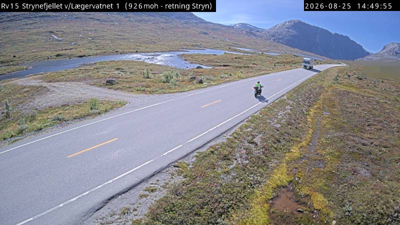 Strynefjellet Lægervatnet, retning Stryn