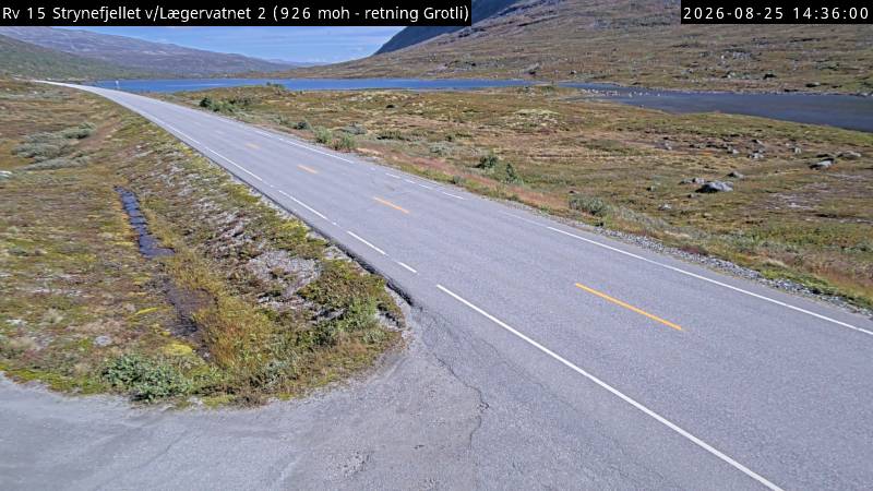 Strynefjellet Lægervatnet, retning Grotli
