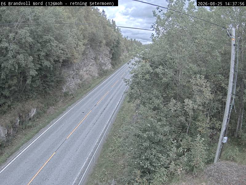 Brandvoll nord, retning Setermoen