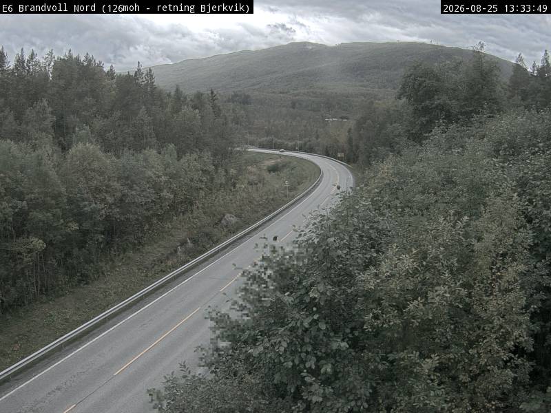 Brandvoll nord, retning Bjerkvik