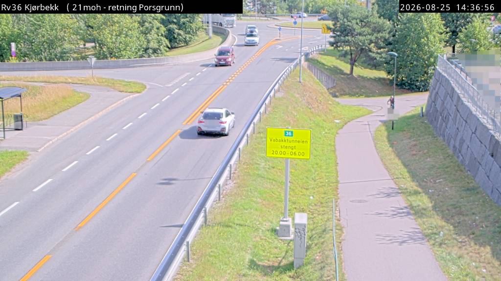 Kjørbekk, retning Porsgrunn