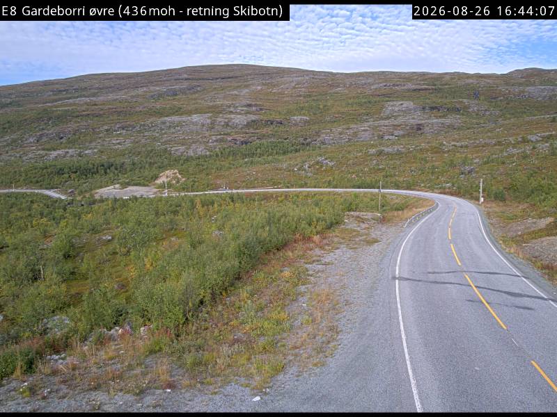Gardeborri øvre, retning Skibotn