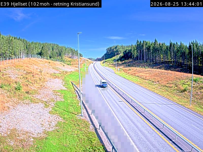 Hjellset, retning Kristiansund